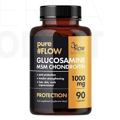 pureFLOW Glucosamine + MSM + Chondroitin 1000mg - 90 kaps.